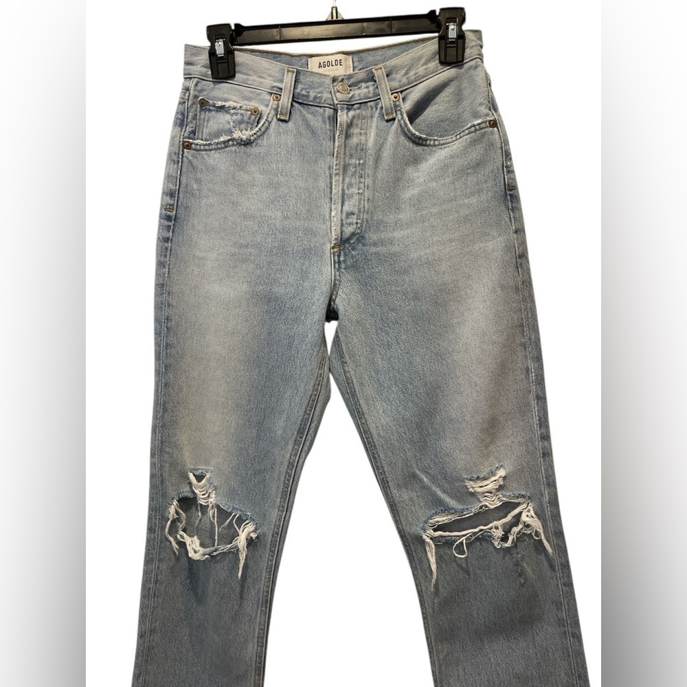 Agolde  Riley High Rise straight crop size 26 - Picture 2 of 3